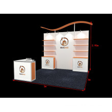 OEM Facotry Direct Sale design & customize Hot Sale 3x3 or 10'x10' Advertising Custom Display Exhibition Stand / Stall / Booth